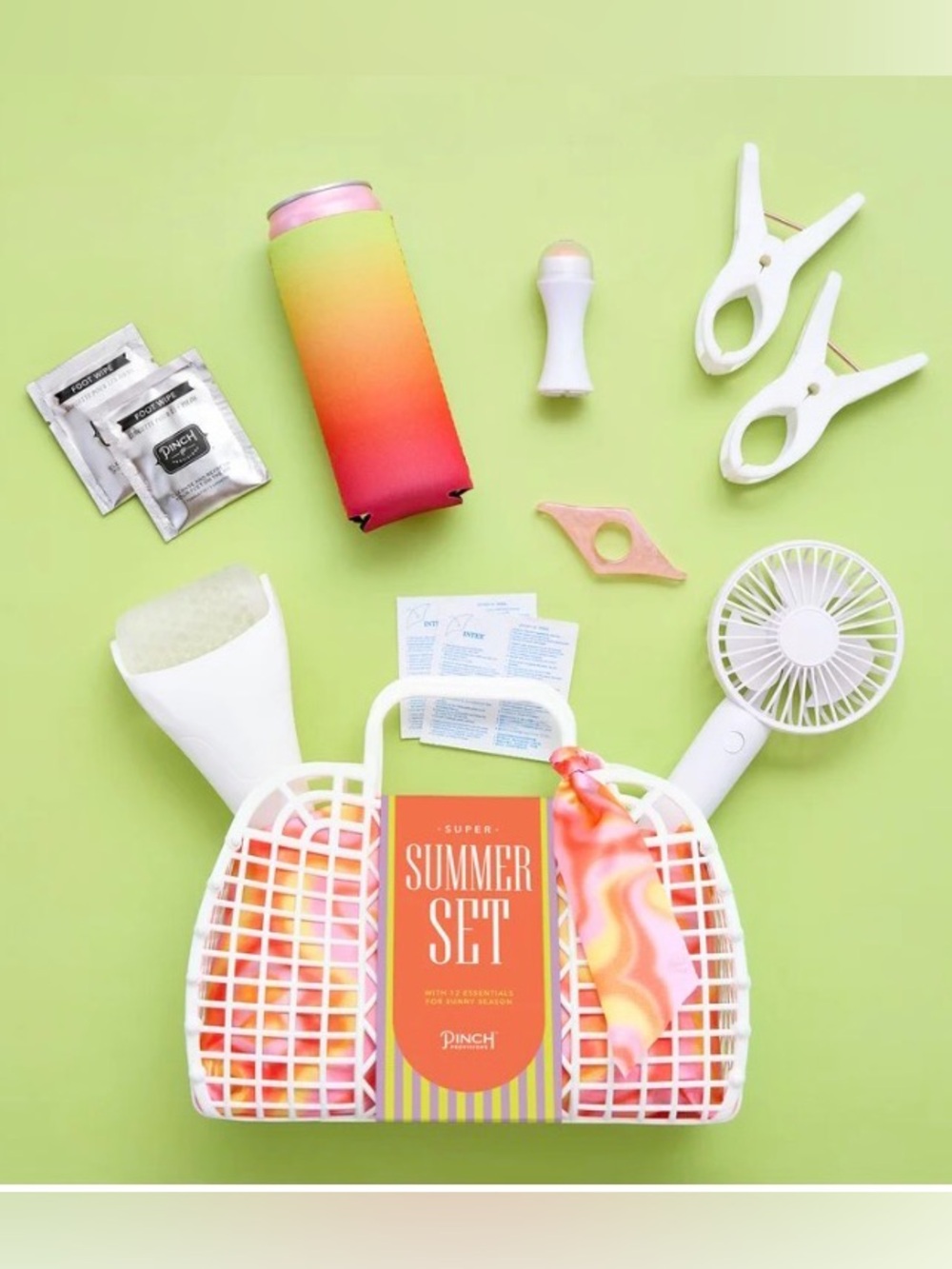 Pinch Provisions Super Summer Set 12 Beach Gift Essentials New in Packaging
